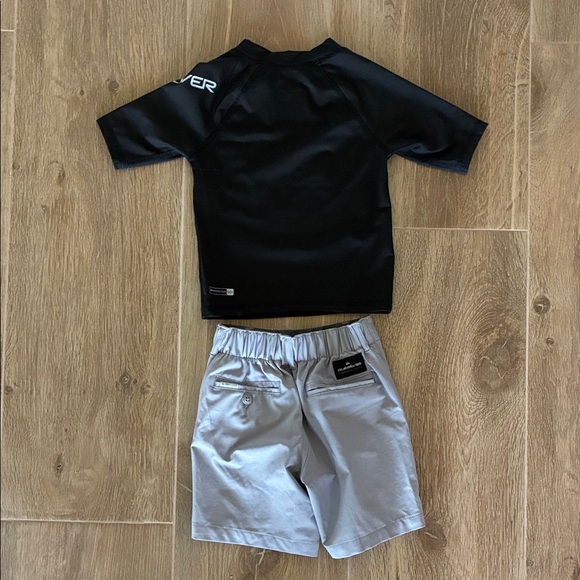 Kids Quiksilver Rash guard and shorts Set 3T - Picture 4 of 7